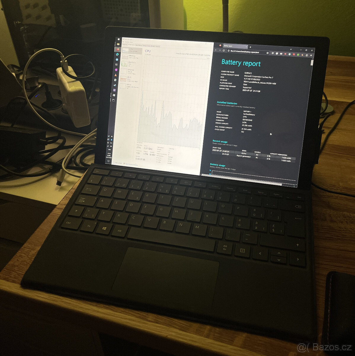 Surface Pro 7 (i5/8 GB/256 GB) + klávesnice + pero