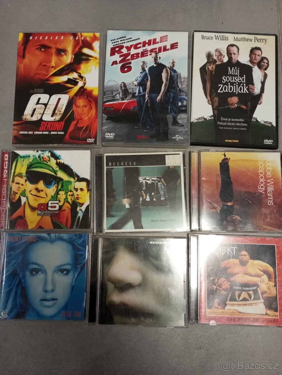 Mix CD + DVD - Rammstein, Kabát, Britney