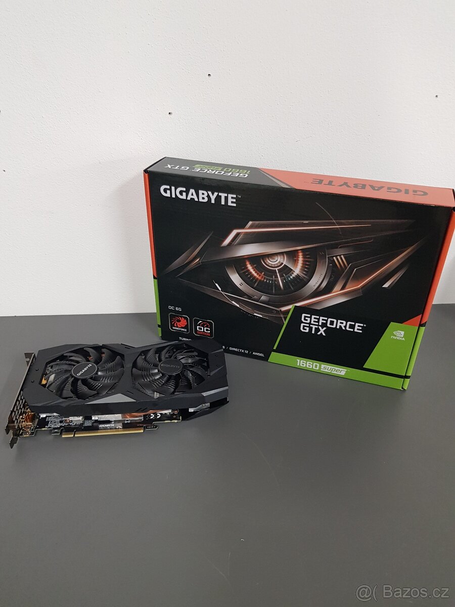 Grafická karta GIGABYTE GeForce GTX 1660 SUPER OC 6G
