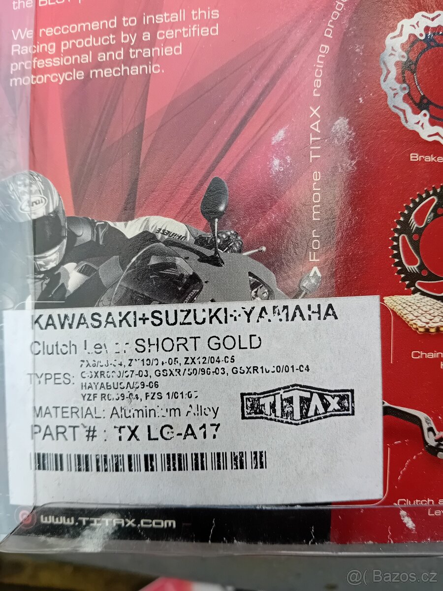 Titax páčka suzuki , yamaha , kawasaki