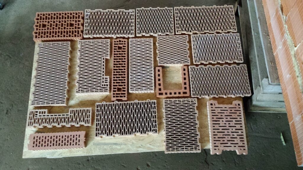 Cihla Heluz více druhů