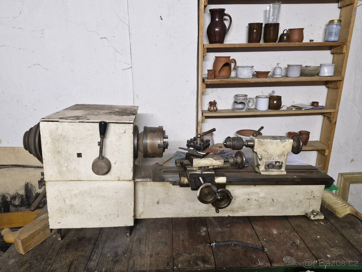 Profi stolní soustruh na kov - výrobce ČKD
