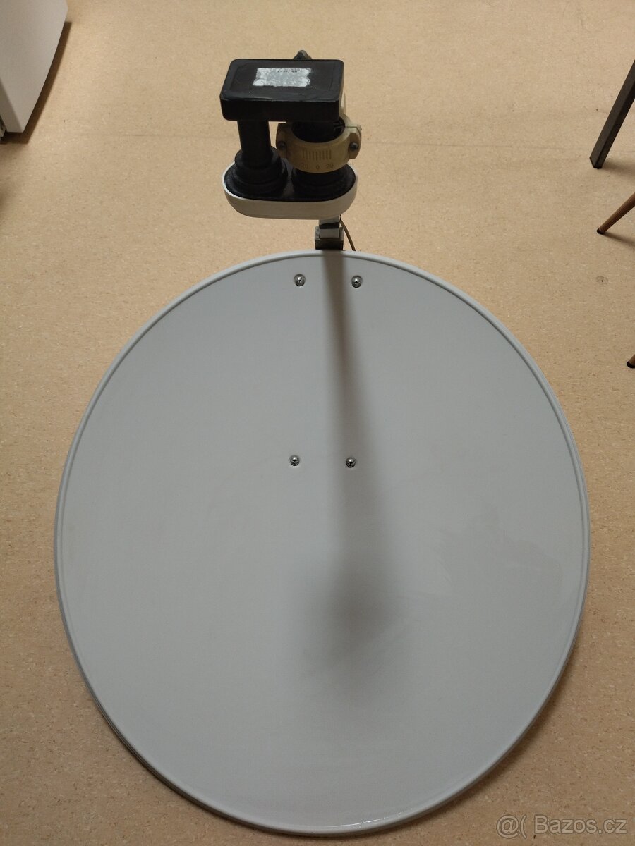 KVALITNÍ PAROBOLU 80 CM, KONVERTOR, KOAXIÁL