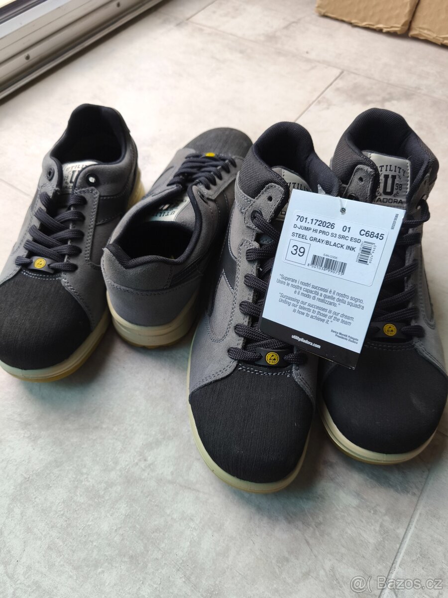 Pracovní bezpečnostní obuv Diadora S3 v.39