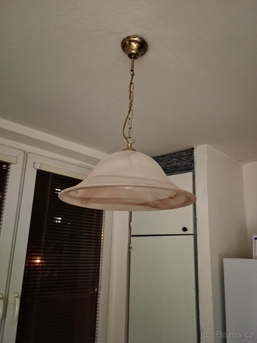 Prodám dva retro lustry