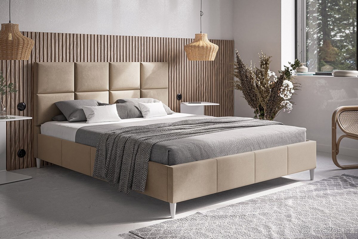 Čalouněná postel LUX 180x200/jasmíne 29