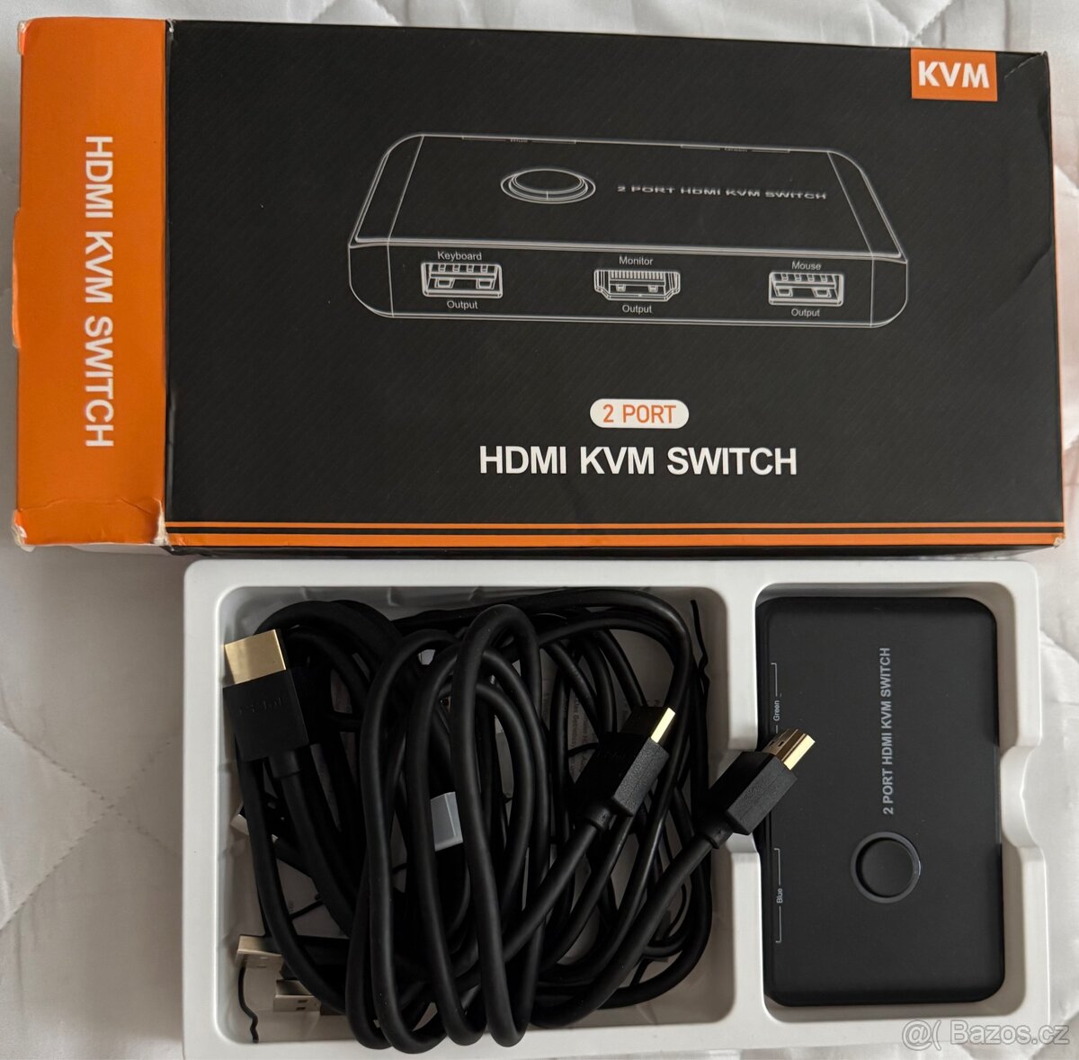 HDMI KVM switch (2portový).
