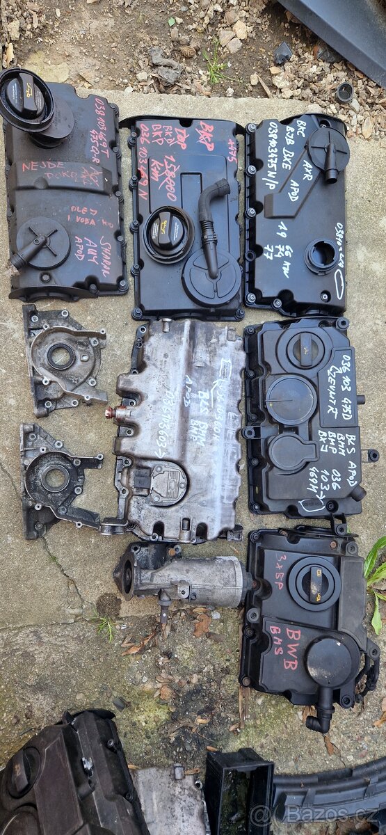 kryt hlavy dekl VW + vana motoru BLS BKD BRT BKC BXE CAY CFF