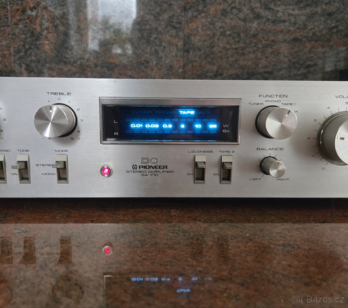 PIONEER SA-710, blue line vintage