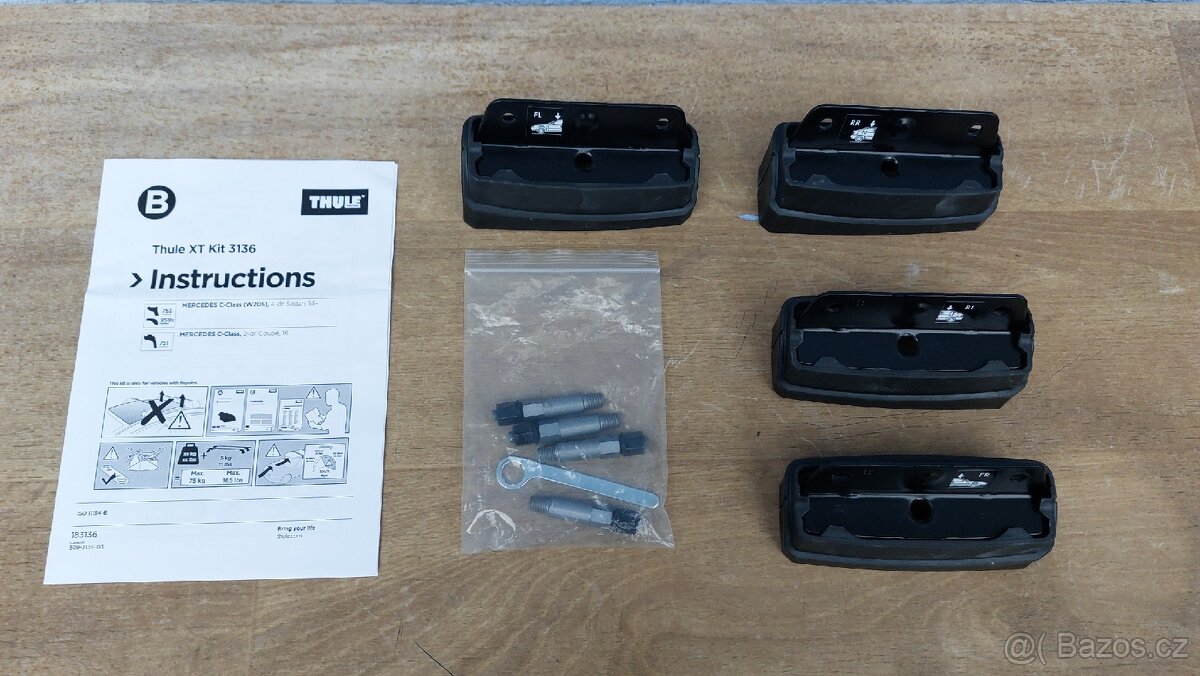 Kit Thule 3136 - MERCEDES C-Class (W205), 14-