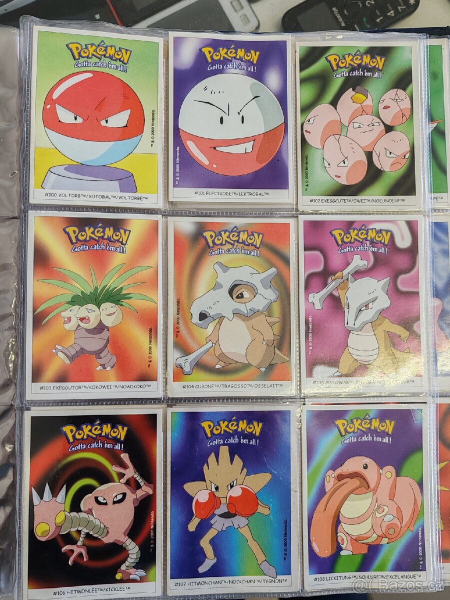 Prodán sbírku Karet Pokémonů od roku 1999 až 2000