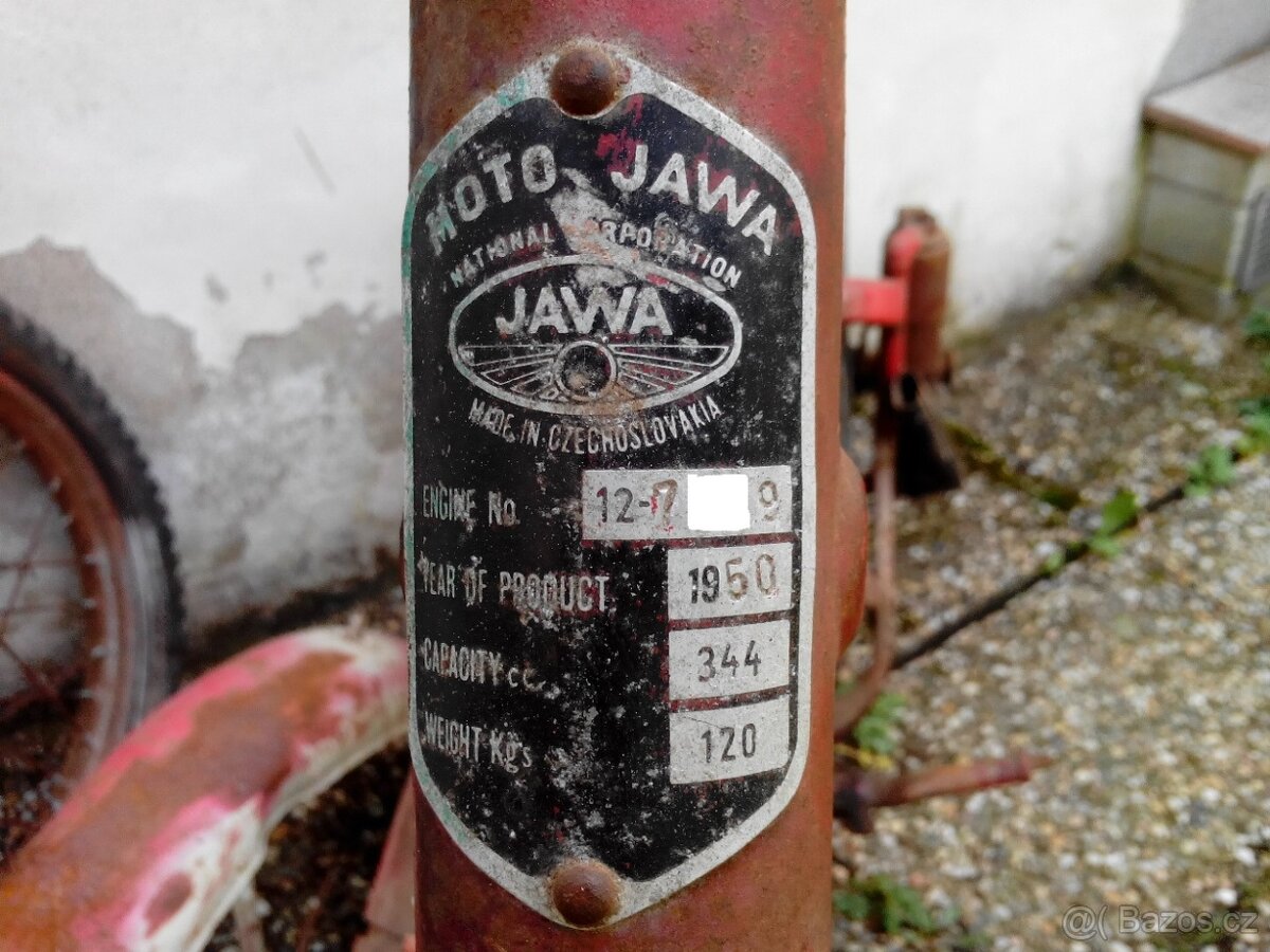 Ogar 350/12 - Jawa Pérák 350/12 na díly