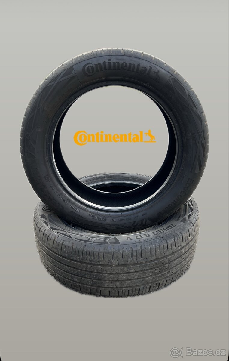 Letní pneu Continental 205/55/17 ecocontact 5.2mm
