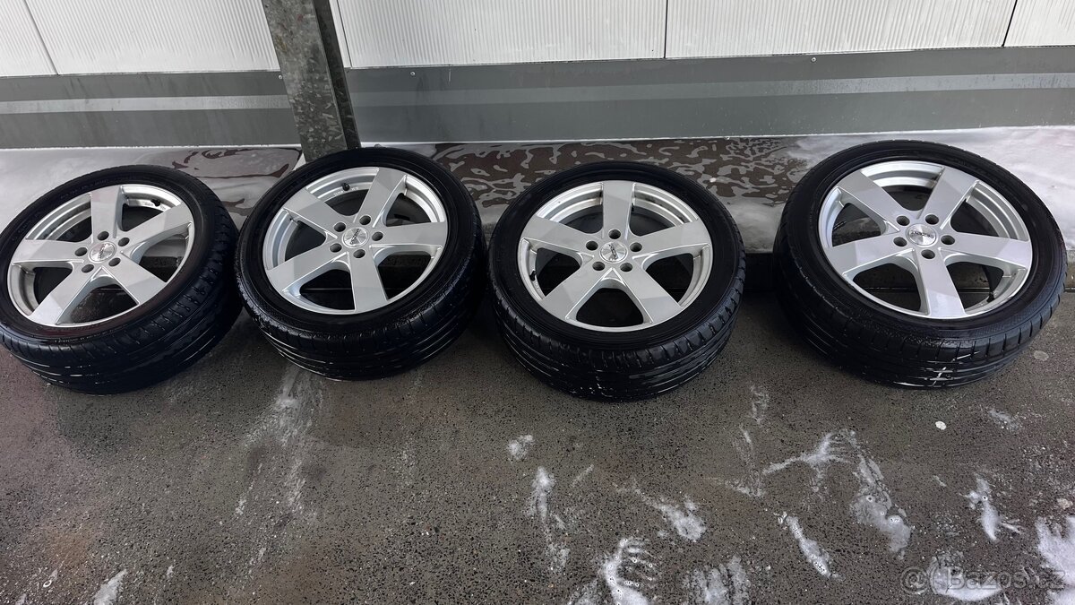 ALU disky Dezent + pneu R17