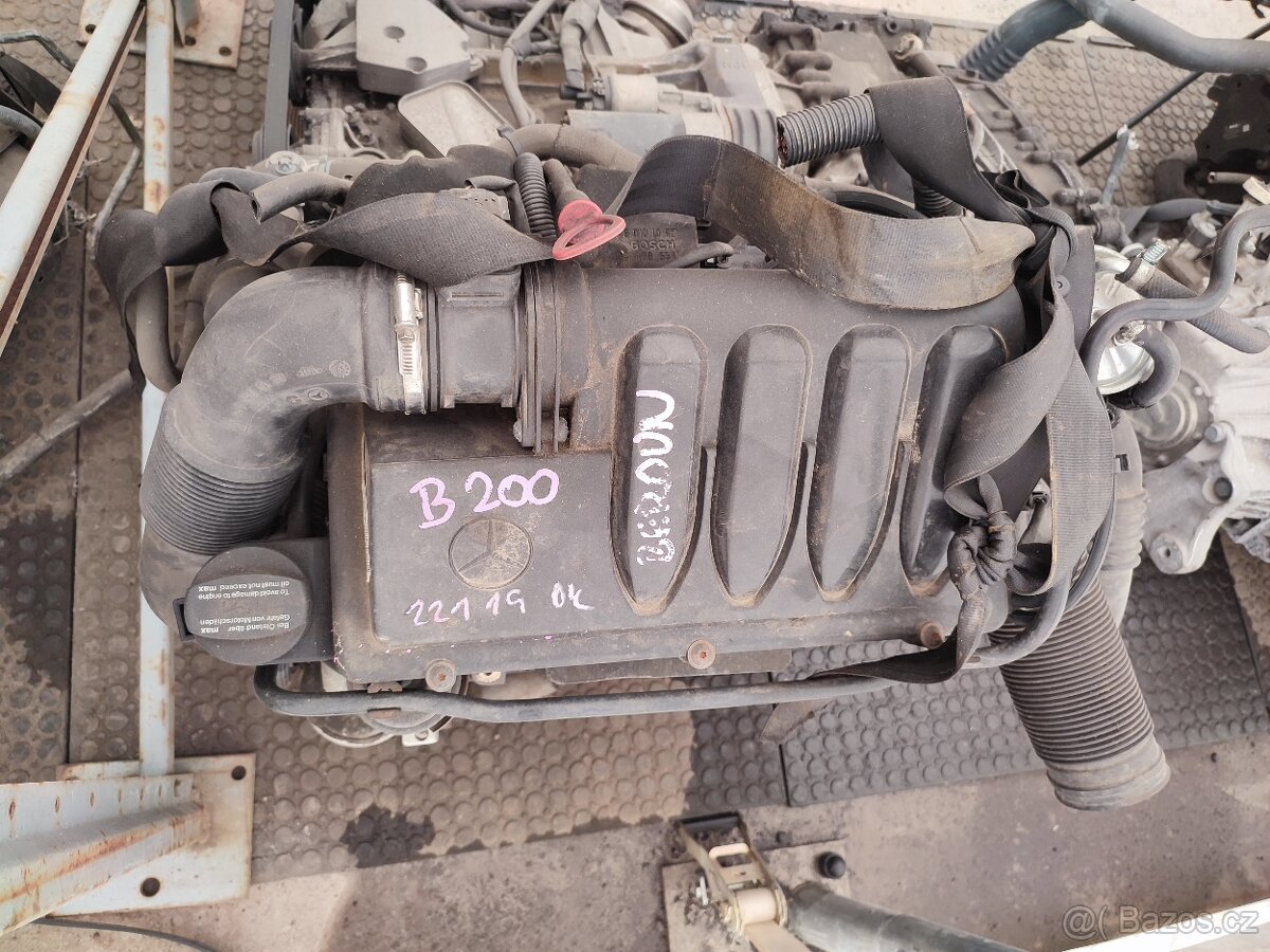 Prodám motor Mercedes Benz B 200 NM 2,0 č. 22119