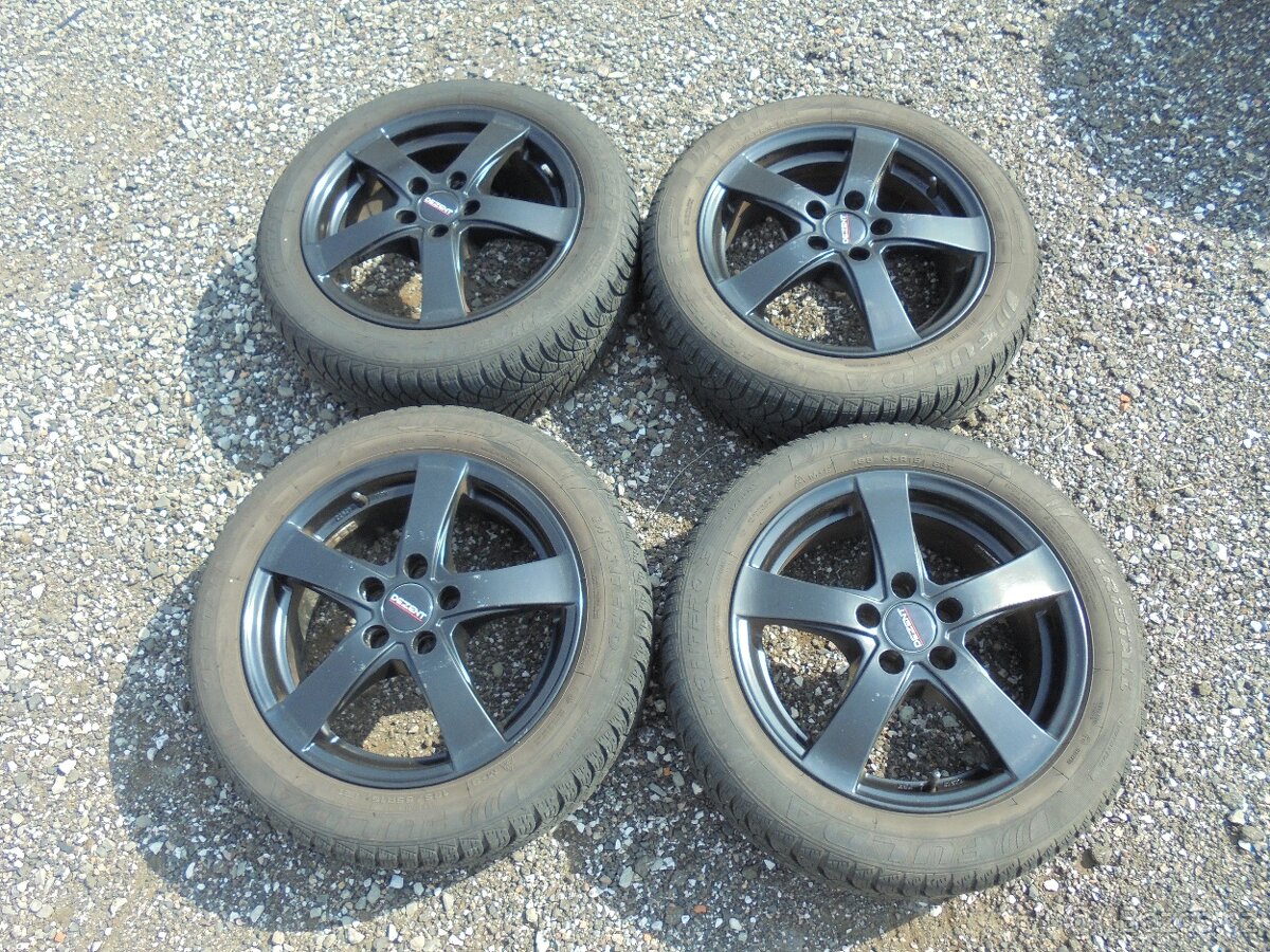 PRODÁM SADU ALU KOLA 5x100 R15 S PNEU 185/55 R15