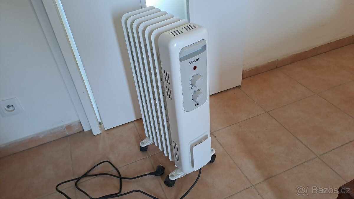 Prodám olejový radiátor Sencor SOH 3207WH.