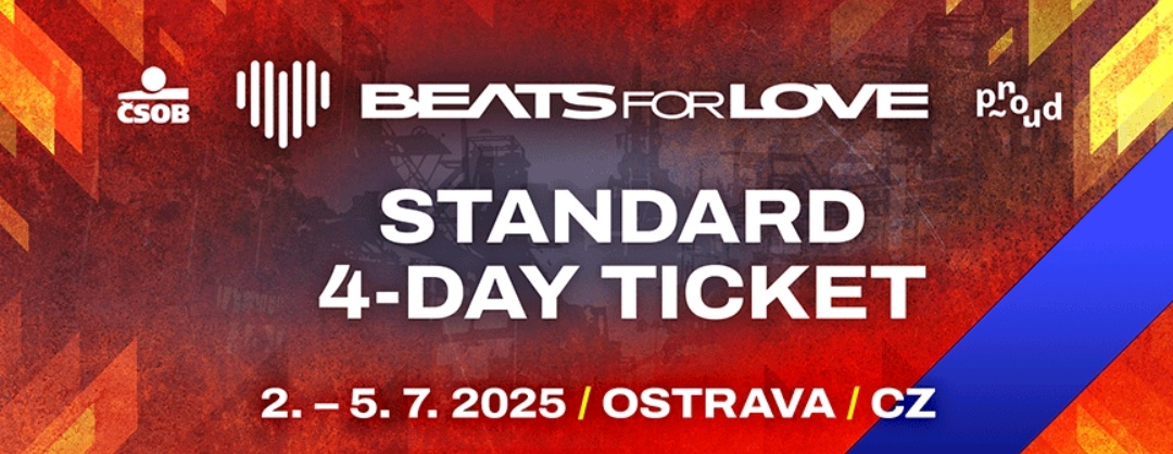 4 denní lístky na Beats for Love