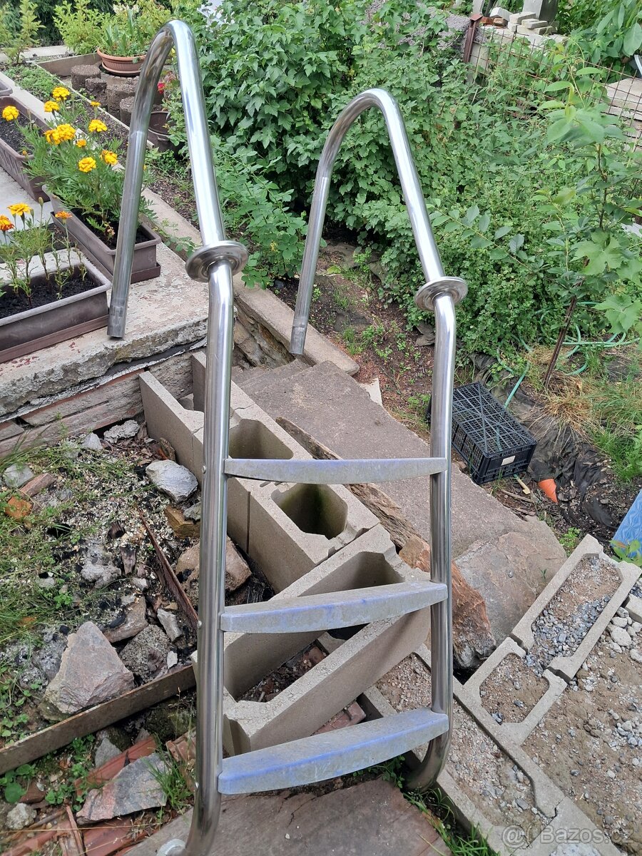 ratanové křesla 2x, křesla 2x, sedačka, žebřík do bazénu
