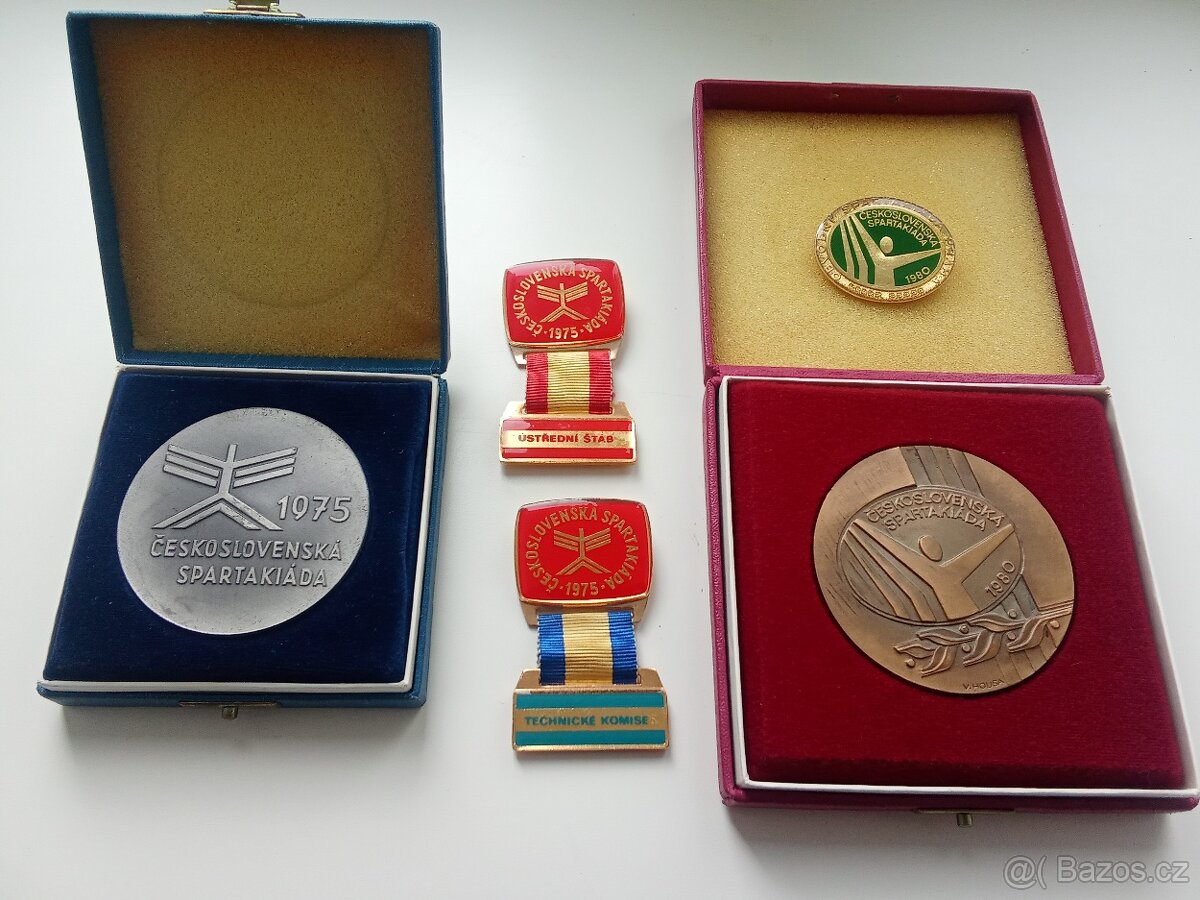 Sbírka plaket a odznaků Spartakiáda