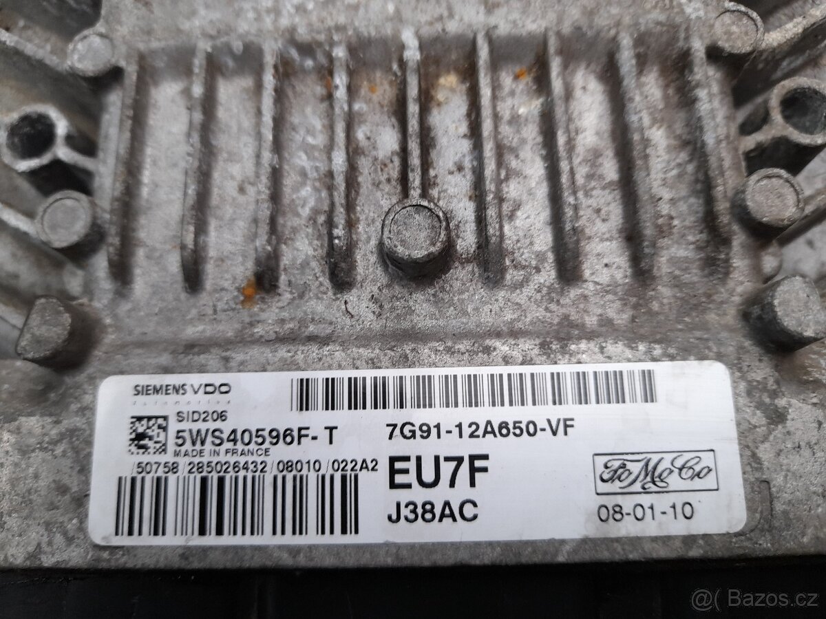 FORD MONDEO 7G91-12A650-VF Siemens 5WS40596FT JEDNOTKA