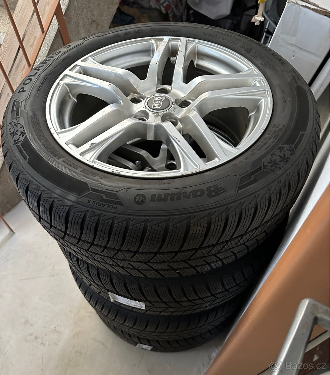5x114,3 R17 ET45 + 225/55 R17 6mm+ zimní Polaris 5 (21)