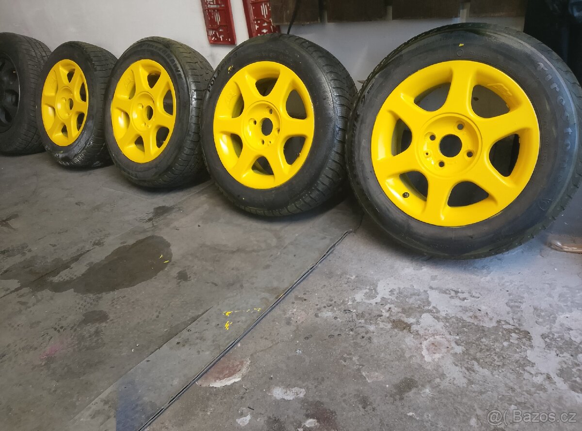 ALU kola 4x 100 R 14 ( vyměním za 4x 100 Plecháče)