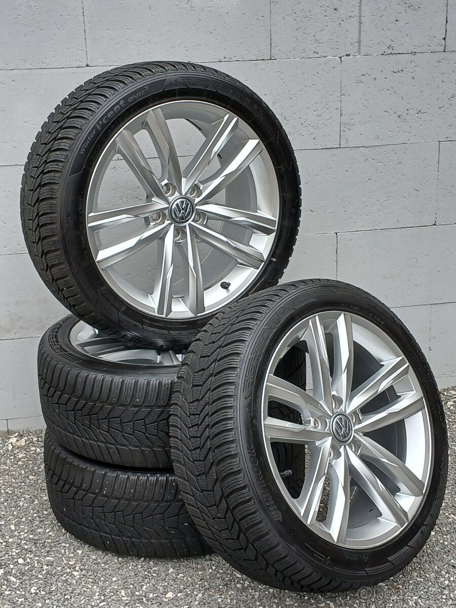 Zimní orig alu kola VW Passat B8, Hankook vzorek 7,5mm