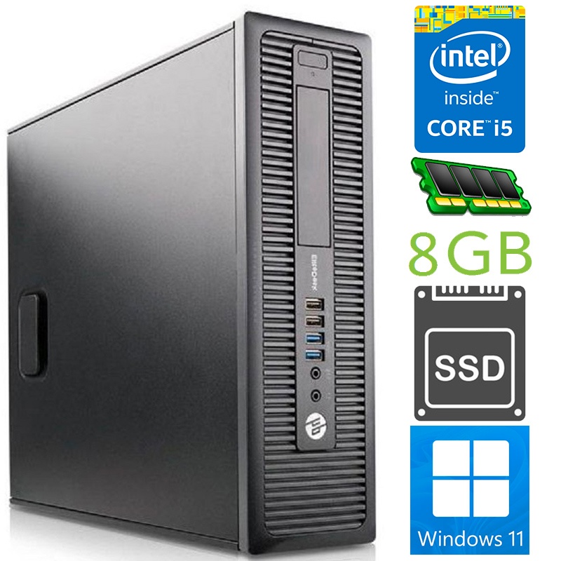 HP Prodesk 600 SFF: INTEL i5/ 8GB/ SSD 240GB/ WIN11/ Záruka