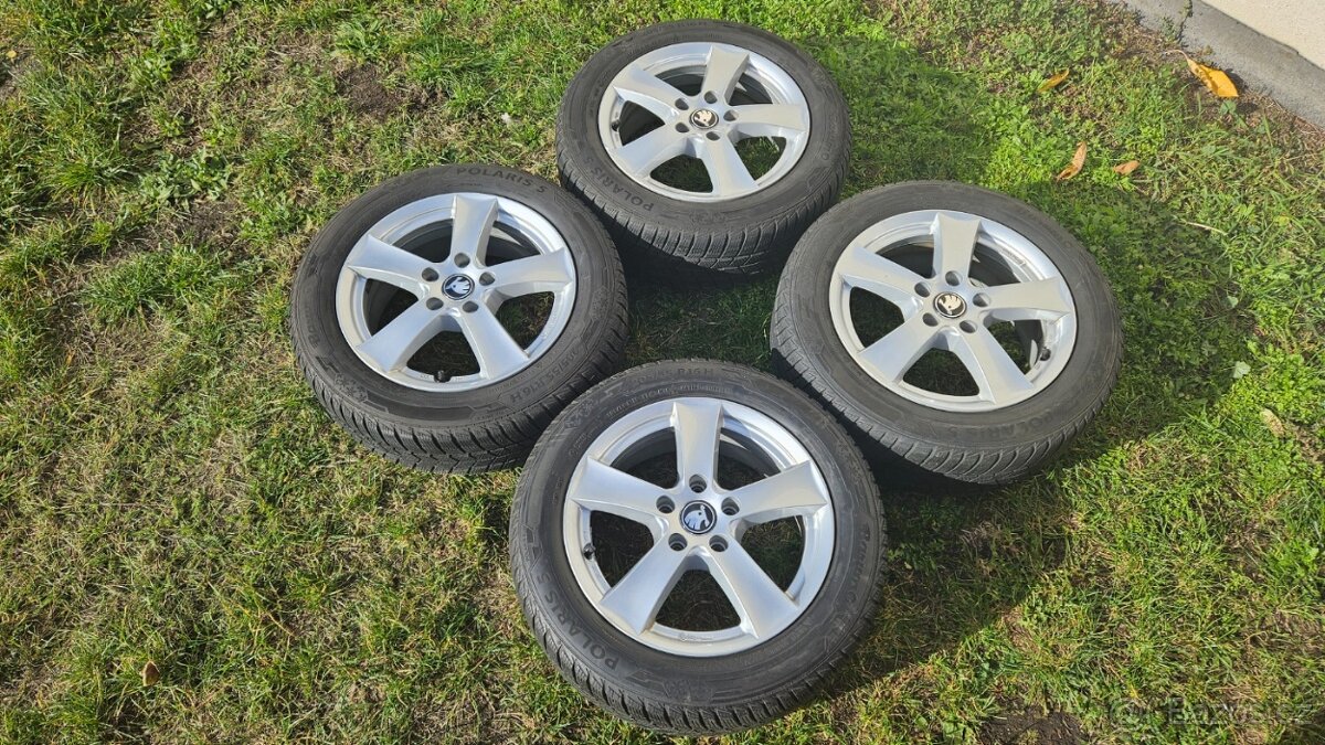 Škoda Octavia zimní alu kola 16" pneumatiky 205/55R16
