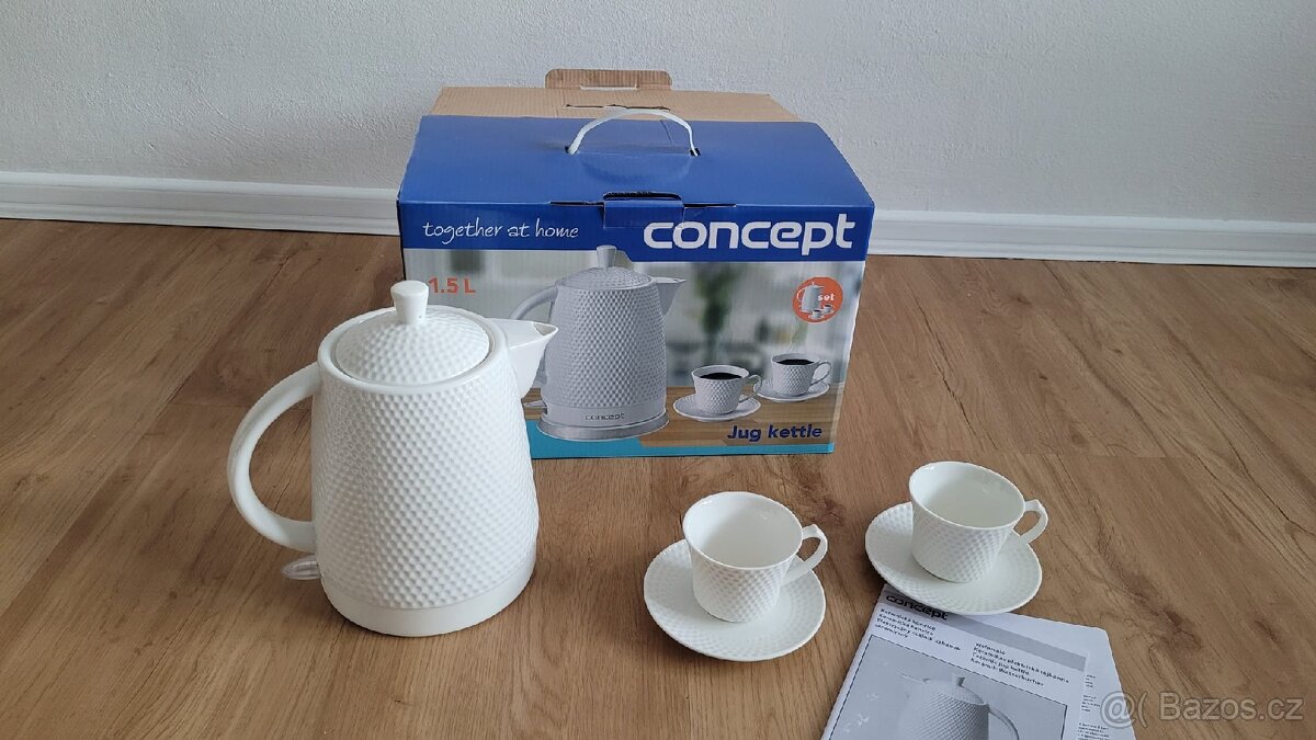 Rýchlovarná konvice keramická