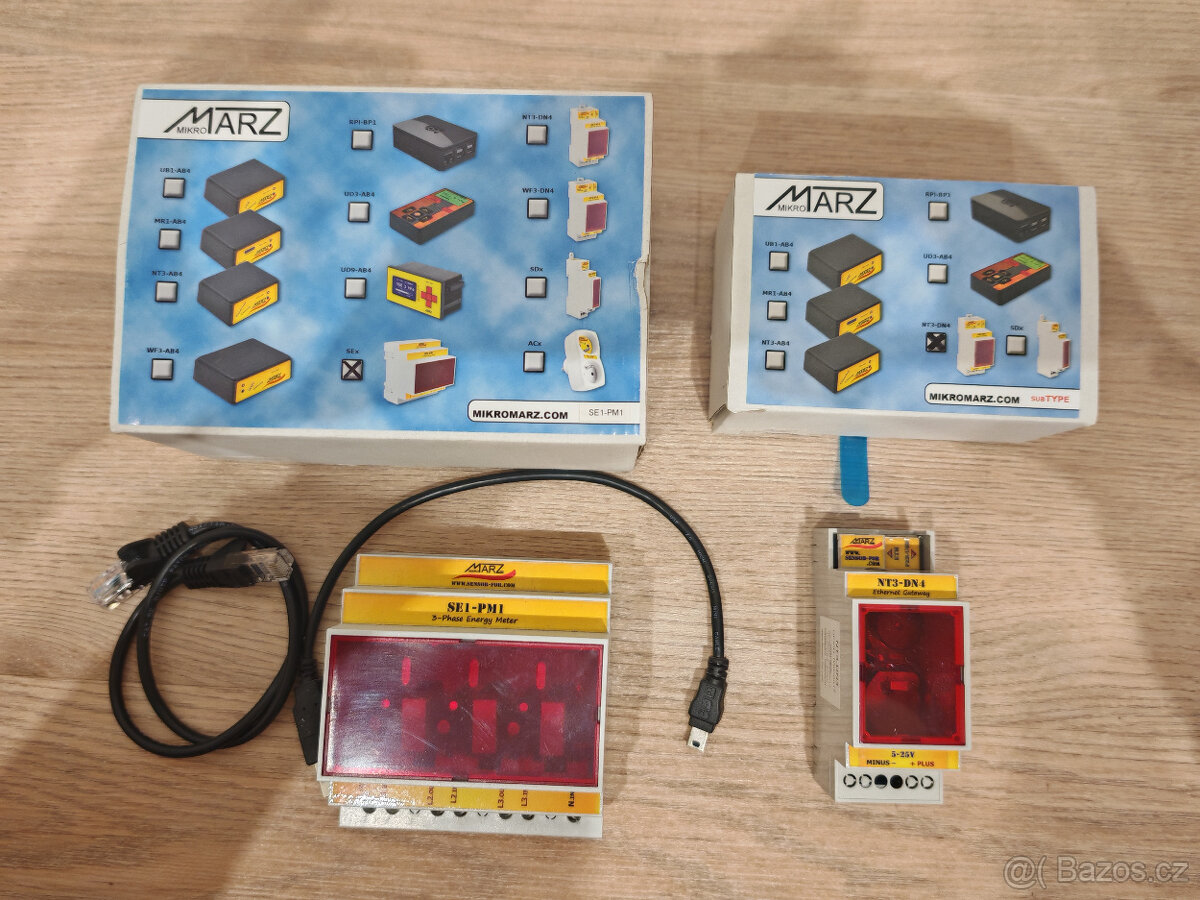 Elektroměr Mikromarz SE1-PM1 + Mikromarz NT3-DN4