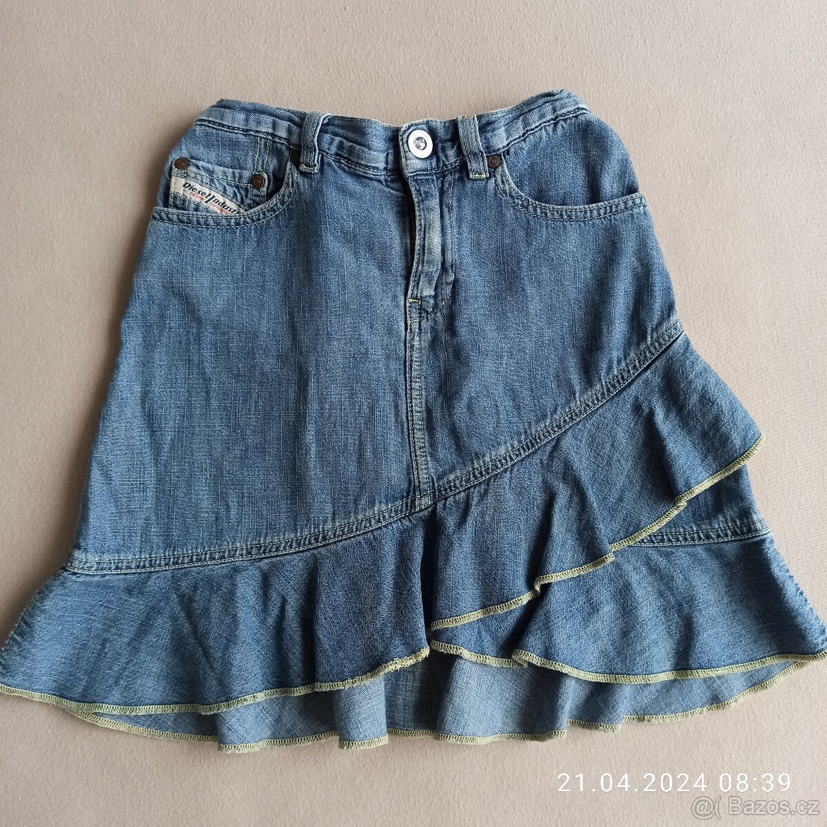 Riflová sukně, vel. 120