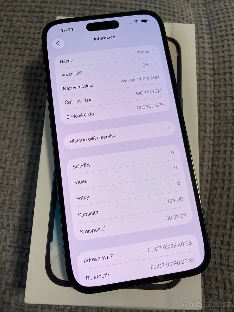 iPhone 14 Pro Max 128GB černá