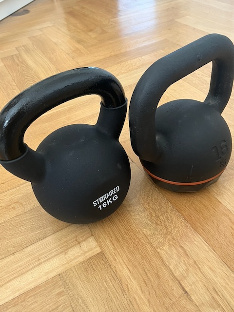 2x kettlebell 16kg