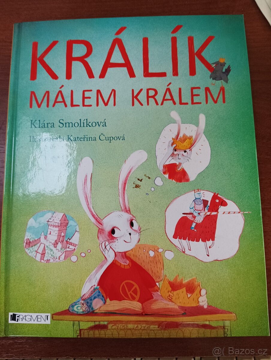 Knížka KRÁLÍK MÁLEM KRÁLEM, zaslání 30 Kč