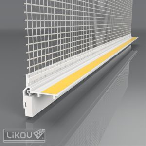 18 ks_lišta okenní začišťovací 3D LIKOV_délka 2,4m