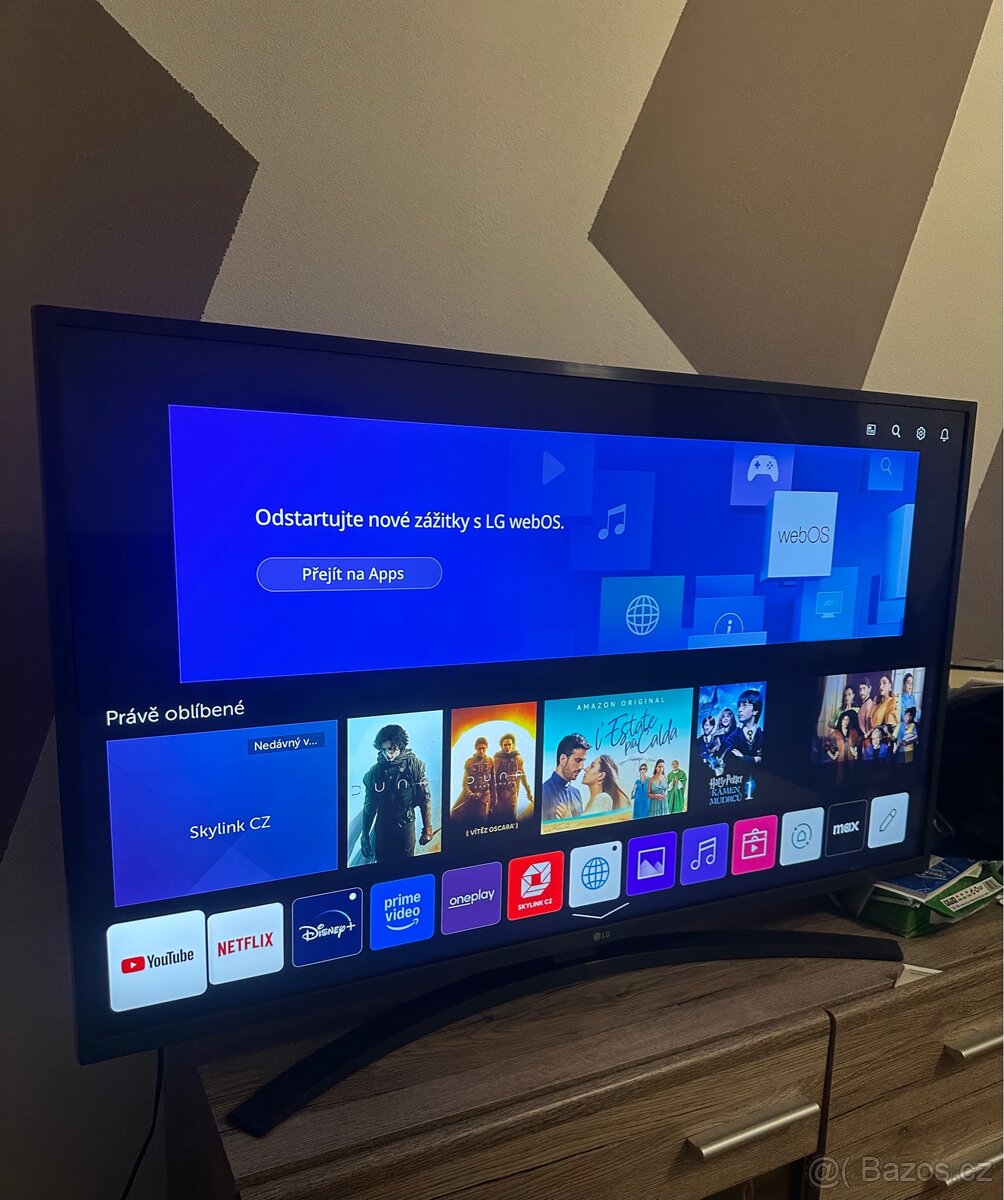 Smart tv LG 110cm ve 4k dvb-t2