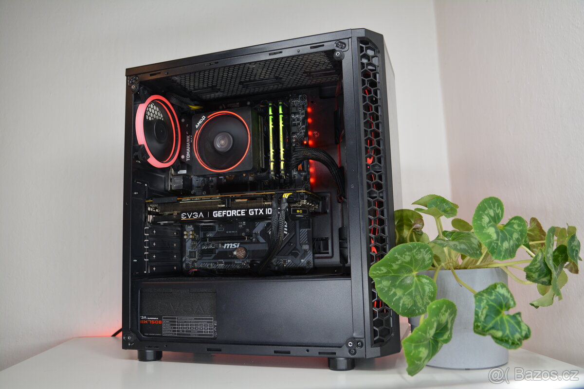 Herní PC GTX 1080 Ti + Ryzen 5 3600X + 512GB SSD + 1TB HDD