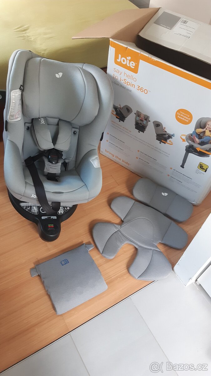 Otočná a polohovací sedačka Joie I-Sise 0-19kg s Isofixem