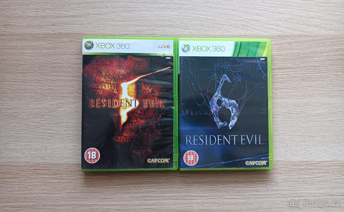 Resident Evil 5 a 6 na Xbox 360