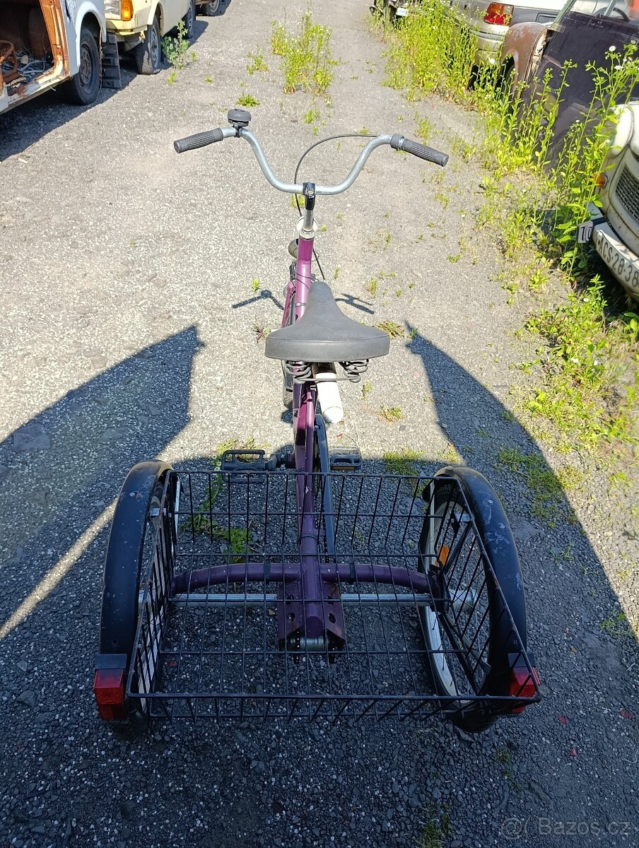 Tříkolka pro důchodce meta