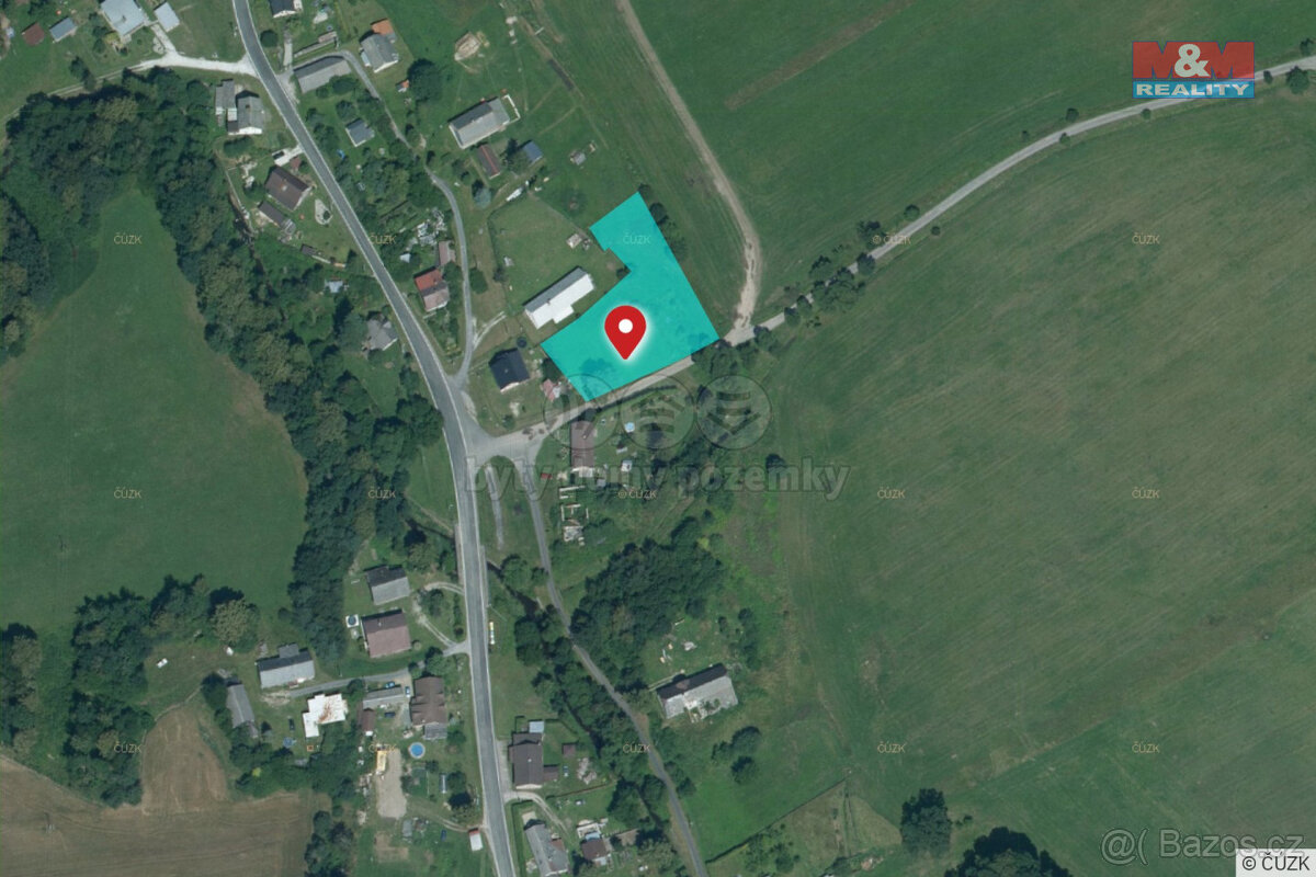 Prodej pozemku k bydlení, 2540 m2, Stará Červená Voda