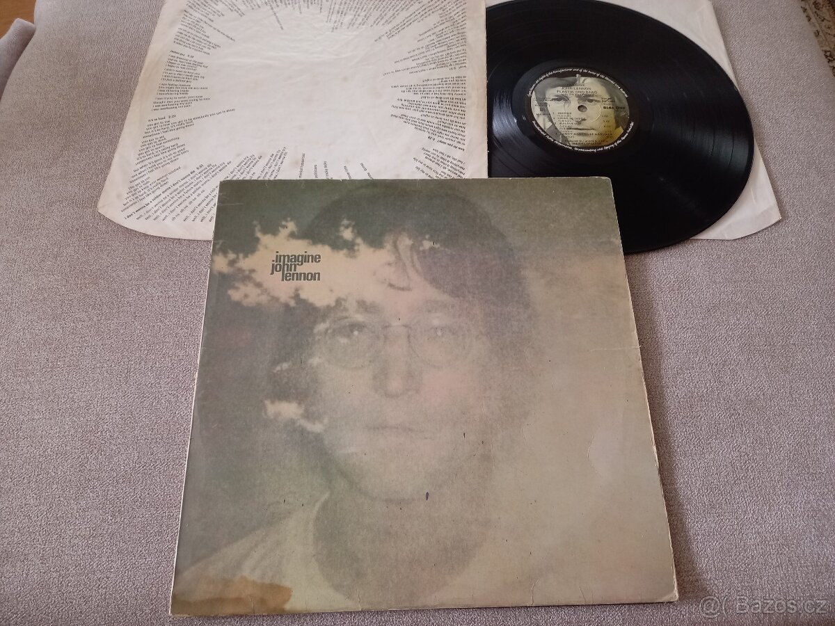 John LENNON “Imagine” /Apple 1971/+orig. vnut. ob/texty ,top