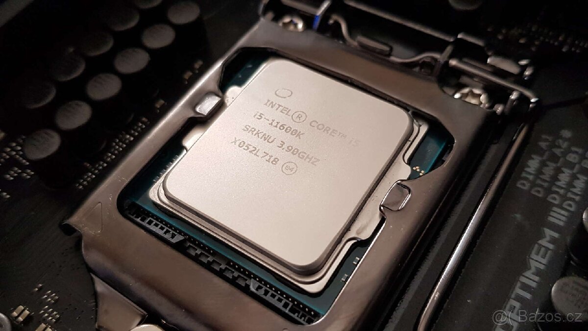 Intel i5-11600k, soc. lga 1200, 3,9 - 4,9 GHz.