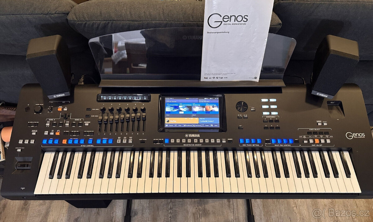 Pracovní stanice Yamaha Genos - 76 kláves ve velmi dobrém st