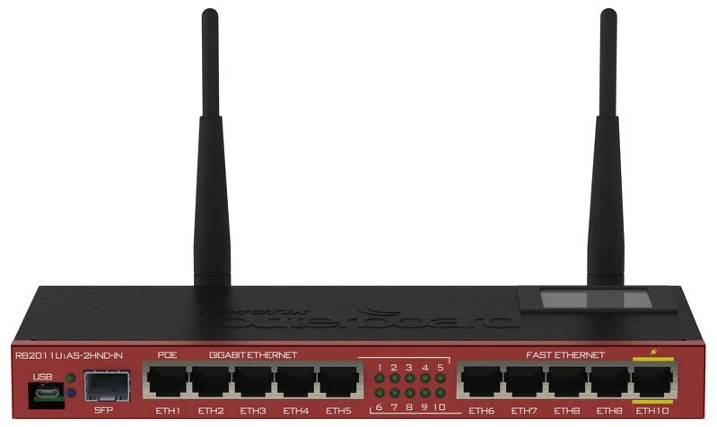 PRODÁNO Mikrotik RB2011UiAS-2HnD-IN