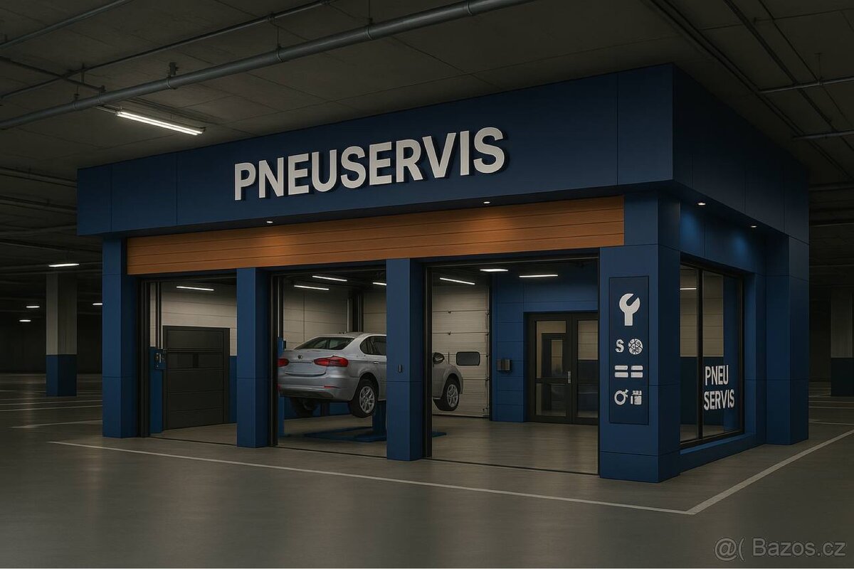 Na prodej: nový pneuservis v OC v Praze