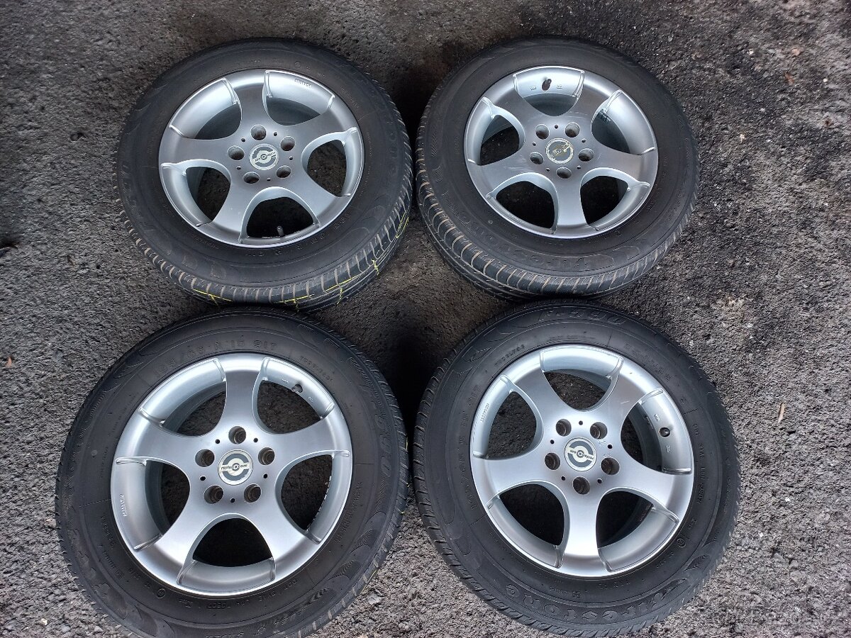 Sada ALU kol Reifen.Com 195/65 R15 letní