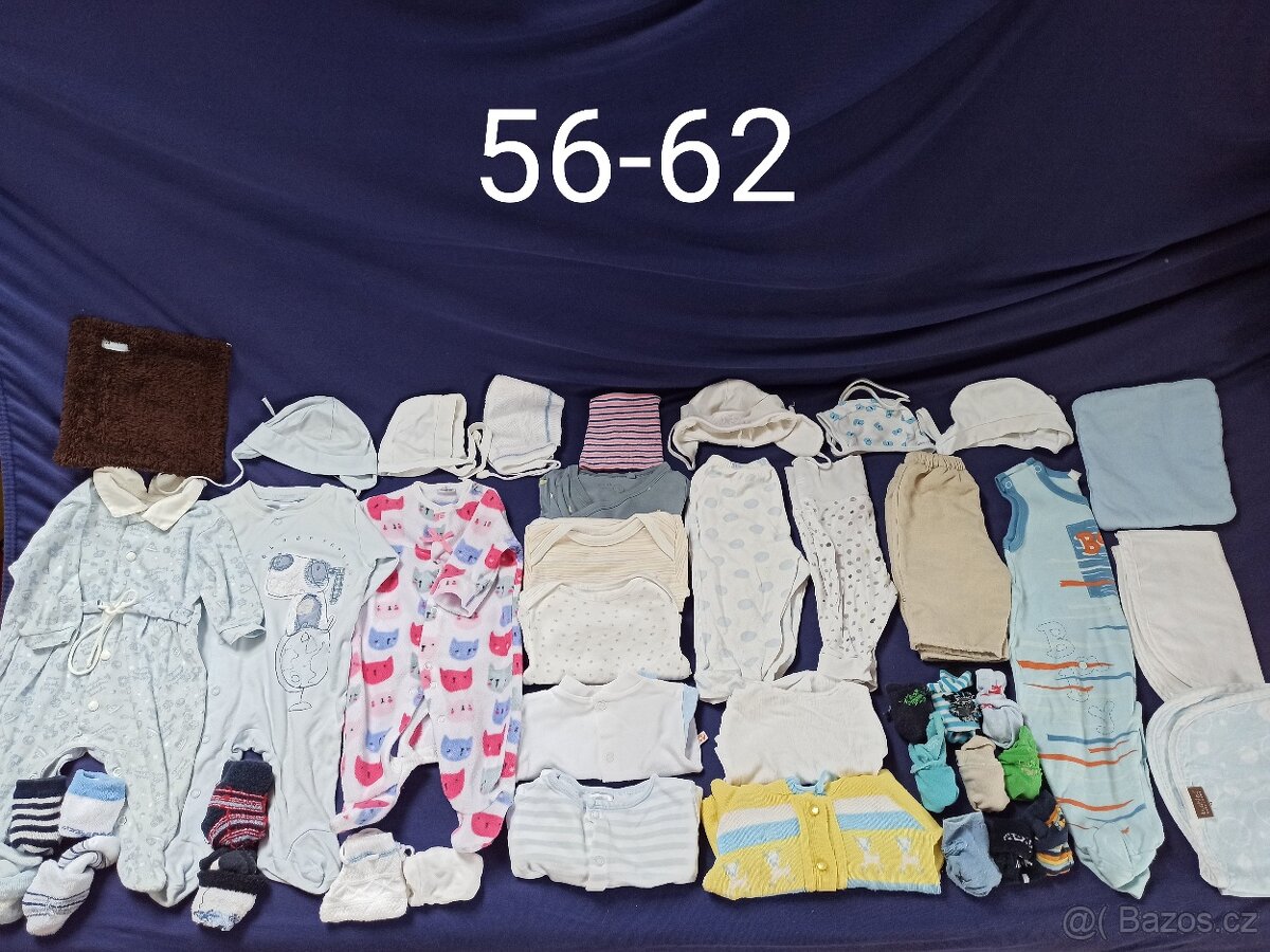 Balík oblečení miminko 56-62